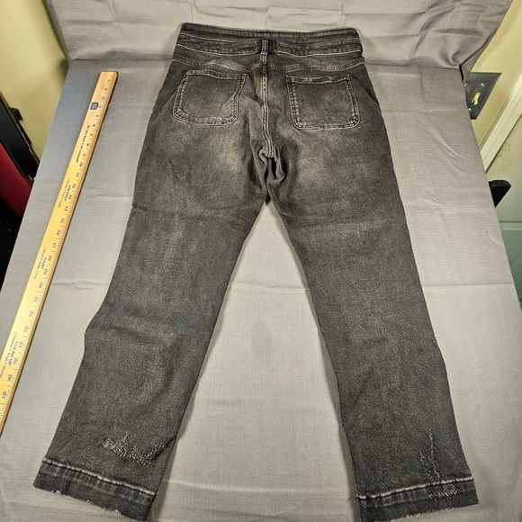 Pilcro and the Letterpress Anthropologie High Rise Slim Button Fly Jeans Size 31 - Picture 8 of 9